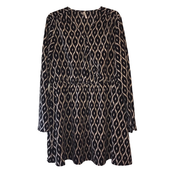 Live 4 Truth Faux Wrap Top Long Sleeve Dress All Over Print Size 2x - Picture 1 of 9